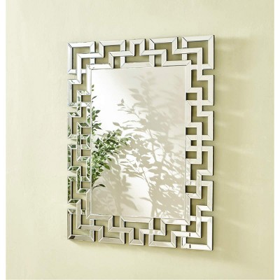 Elegant Sparkle 37.5" Clear Beveled Edge Rectangle Mirror