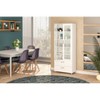 Polifurniture Livramento 2 Door Bookcase White: Modern Style, 5 Shelves, 2 Drawers, Melamine Surface - 3 of 3