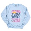 Simply Sage Market Smile More Worry Less Sunshine Sweatshirt - 2 of 4