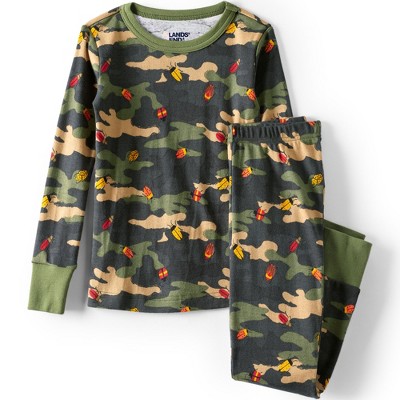 Lands' End Kids Pattern Snug Fit Pajama Set