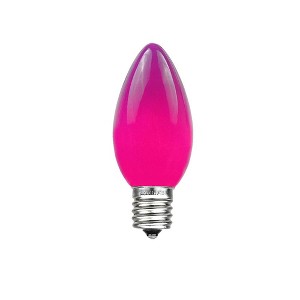 Novelty Lights Ceramic C7 Incandescent Traditional Vintage Christmas Replacement Bulbs 25 Pack - 1 of 4