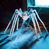 Joyfy 5 Ft Halloween Giant Spider Outdoor Decorations Scary Hairy Spider, Plush Spider for Yard Patio Lawn Garden Window Creepy Halloween Decor Props - 3 of 4
