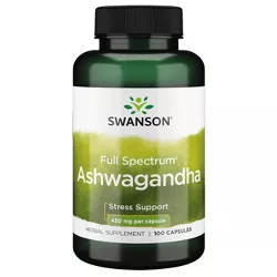 Swanson Full Spectrum Ashwagandha 450 mg 100 Caps