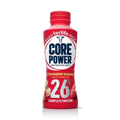 Core Power Strawberry Banana 26G Protein Shake - 14 fl oz Bottle