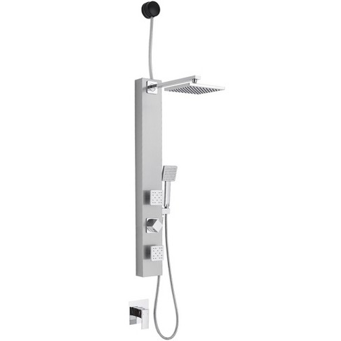 BWE 2-Shower Tower Shower Panel System with Adjustable Rain Shower Head and Handheld Shower Rod - image 1 of 4