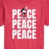 Men's - Disney - Mickey Mouse Stacked Peace Sign Short Sleeve Graphic T-Shirt - 2 of 4