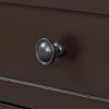 Luxystar Console Table with Three Drawers and Shelf Storage Sideboard, Dark Coffee - 4 of 4