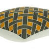 Parkland Collection,Kain Gray And Orange Throw Pillow - 4 of 4