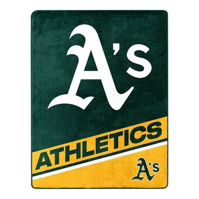 MLB Oakland Athletics 46&#34;x60&#34; Spirited Silk Touch Throw Blanket_2