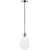 Elegant Lighting Gene 1 light Chrome and Clear glass pendant - 4 of 4