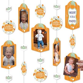 Big Dot of Happiness Jack-O'-Lantern Halloween - Kids Halloween Party Selfie Photo Booth Picture Frame and Props - Printed on Sturdy Material