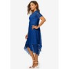 Jessica London Women's Plus Size Lace Handkerchief Dress - 4 of 4
