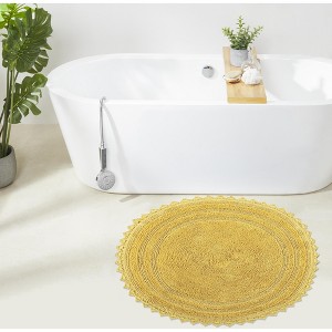 Lilly Crochet Collection 100% Cotton Reversible Bath Rug - Better Trends - 1 of 1