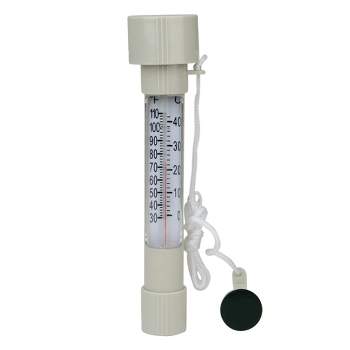 Northlight 34860031 6.75 in. White Round Swimming Pool Thermometer with  White Cord, 1 - Fry's Food Stores