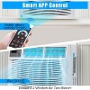 coucheta 10,000 BTU Window Air Conditioner with WiFi Cools up to 750 Sq, 115V Quiet Operation with Remote & App Control, Washable Filter, for Home - 3 of 4