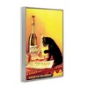 Stupell Industries Vintage Cat & Absinthe Black Framed Giclee Art - 3 of 4