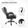 NicBex Large Adjustable Height Ergonomic High-Back Office Chairs with Universal Wheels for Work Study,Gray - 4 of 4