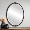 Generation Lighting Dannis 32 3/4" Oil-Rubbed Bronze Oval Wall Mirror - 2 of 4