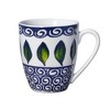 Mikasa Vienna 16 Piece Dinnerware Set, Elegant and Lightweight, Porcelain with Green Leaf & Blue Scroll Design, Service for 4 - image 4 of 4