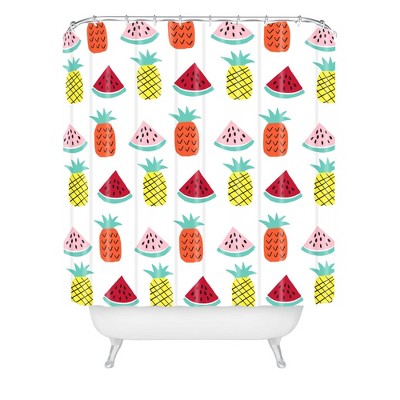 Kelli Murray Succulents Shower Curtain - Deny Designs