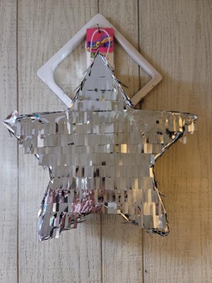 Mini Metallic Silver Number 1 Pinata Decoration 3in x 6in