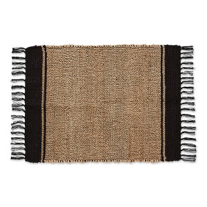 Design Imports Coastal Jute Fringe - Black - 2 X 3 Ft - 1 of 4