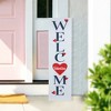 Northlight 38" Welcome Valentine's Day Wooden Porch Board Sign Decoration - 2 of 4