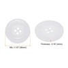 Unique Bargains Resin Round Flat 4-Hole DIY Craft Sewing Buttons 60L 1.5" 10 Pcs - 2 of 4