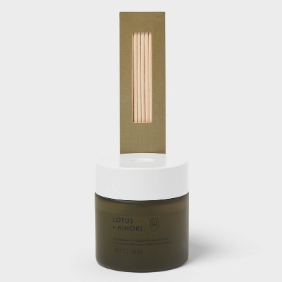 Glass Reed Diffuser Lotus and Hinoki 3.4 fl oz - Threshold™