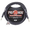 Pig Hog Tour Grade 10ft Instrument Cable 1/4 Inch to 1/4 Inch Straight Connectors Black - PH10 - 3 Units - 2 of 2