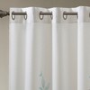MAYEERTY Modern Fashionable and Practical Burnout Printed Curtain Panel Pair(2 Pcs Window Panels) - 4 of 4