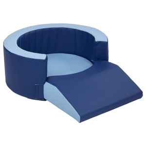 Factory Direct Partners SoftScape Kids' Lil Personal Space Navy/Powder Blue: Toddler Climbing Foam Play Equipment - 1 of 4
