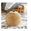 Mark & Day Hardegg 16"H x 20"W x 20"D Natural Fiber Pouf - 2 of 4