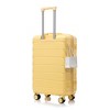 Sapphtopaz 20"/24"/28" 3 pcs Luggage Set with Spinner Wheel, Carry On Luggage Suitcase with Combination Lock, Hard Shell Suitcase - 2 of 4