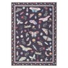 Modern Insect Floral Area Rug for Living Room, Machine Washable Carpet Non Slip Doormat, Low Pile Large Stain Resistant Floor Carpet - 2 of 4
