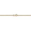 Black Bow Jewelry 1mm 14k Yellow Gold Diamond Cut Solid Spiga Chain Necklace - 4 of 4