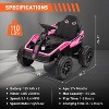 24V Ride On Toy for Big Kids, 4x85W 6MPH Ride On UTV Car w/Parent Remote - 4 of 4