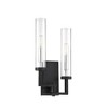 Savoy House Folsom 2 - Light Wall Light in  Matte Black/Polished Chrome - 3 of 4