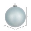 Vickerman Baby Blue Candy Ball Ornament - 2 of 4