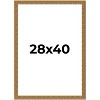 PosterPalooza | Sculpted Black Picture Frame - UV Acrylic, Foam Board Backing, Hanging Hardware - 2 of 4