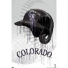Trends International MLB Colorado Rockies - Drip Helmet 22 Unframed Wall Poster Prints - 4 of 4