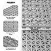 ROVSUN Interlocking Drainage Mat, 12’’x12’’ Drainage Tiles Interlocking, Soft PVC Floor Tiles, Non-Slip Drainage Holes - 2 of 4