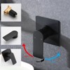 LunaLulinlk Matte Black Waterfall Wall Mount Single Handle Bathroom Sink Faucet - 4 of 4