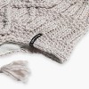 Turtle Fur Gianna Pom Earflap Beanie - Women's Merino Wool Winter Hat with Ear Flaps - 4 of 4