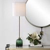 Uttermost Lois Green Glass Buffet Lamp - 2 of 3