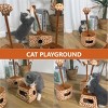Interactive Cat Scratching Post with Cute Crab/Fish/Shell Design, Durable Cat Toy for Indoor Cats and Kittens, Soft Plush Surface with Sturdy Base - 2 of 4