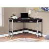 Monarch Specialties Computer Desk Home Office Corner Storage Drawers 42InchL Work Laptop Metal Laminate Brown Grey Contemporary Modern - 2 of 4