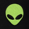 Dalix Alien Embroidery Relaxed Sweatsuit Set Hoodie Jogger Soft Fleece Relaxed Fit Lounge Mens in Black XL X-Large - 2 of 4
