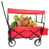 Garden Shopping Beach Shopping Cart, Folding Cart, Umbrella Accessories, Camping Cart, Camping Outdoor Picnic Beach - 4 of 4