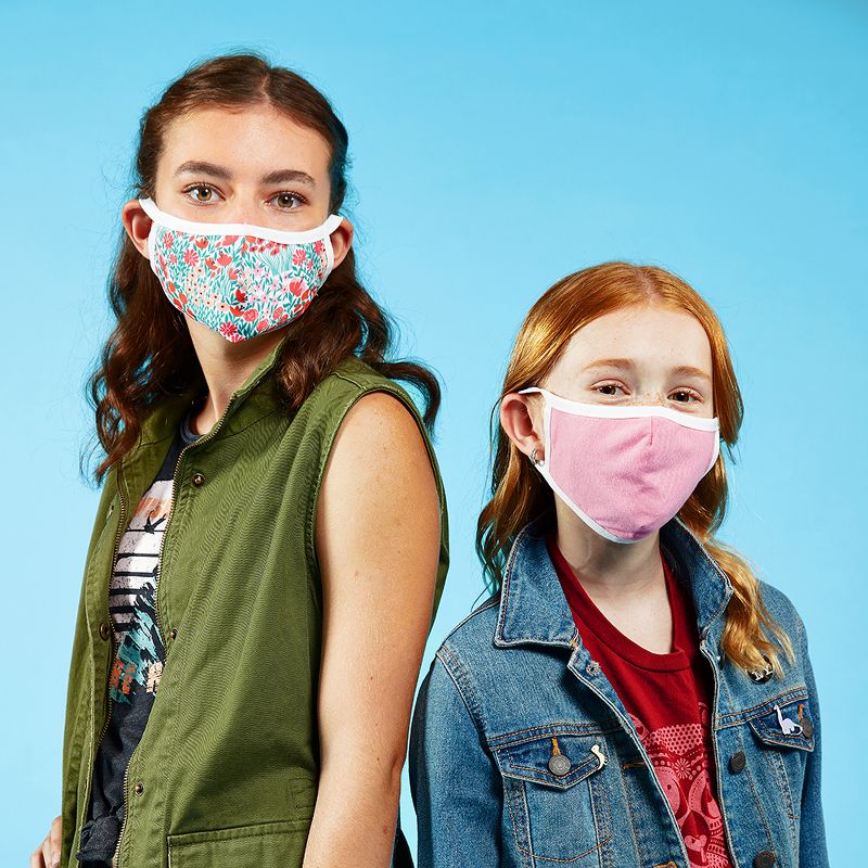 Safe+Mate Washable & Reusable Cloth Masks - Kids Single Packs - Includes Filters, 3 of 7